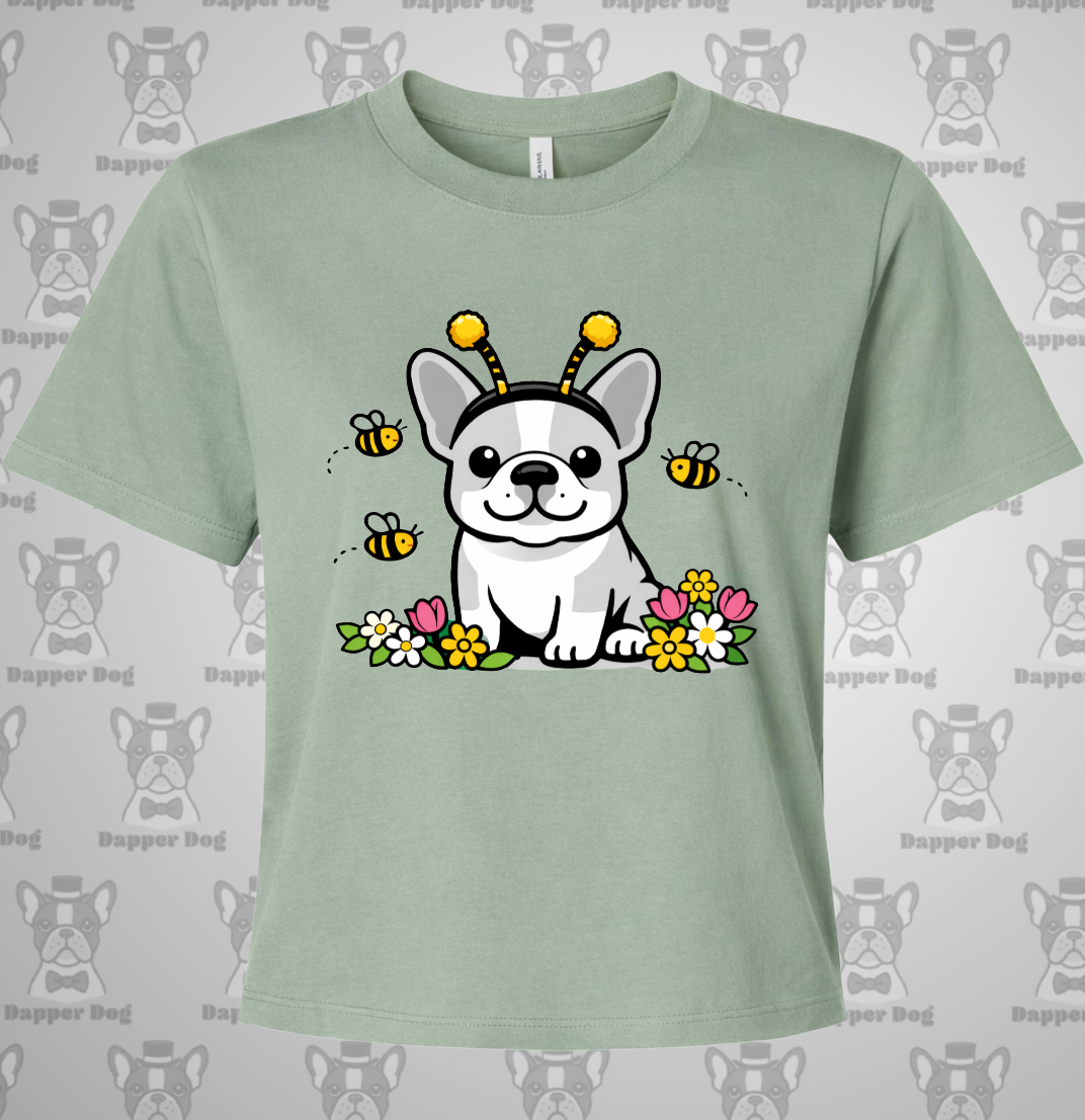 Boxy Mom Crop Tops